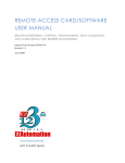 remote-access card/software user manual