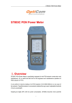 ST805C PON Power Meter Ⅰ. Overview