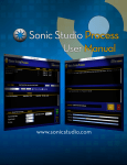 Sonic Studio Process User Manual