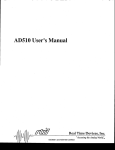 AD510 User`s Manual - RTD Embedded Technologies, Inc.
