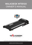 Walkdesk WTB100 owner`s Manual