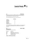 ADSP-2100 Family User`s Manual, Serial Ports