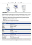 HUMIDITY TRANSMITTER