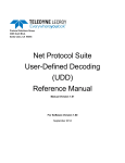 Net Protocol Suite User-Defined Decoding (UDD