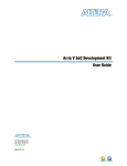 Arria V SoC Development Kit User Guide