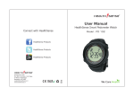 Smart Pedometer Watch PD102 Manual