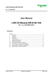 User Manual LON I/O Module DR-N 8S-10A