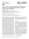 The 1-way on-line coupled atmospheric chemistry model system
