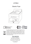 CTFR01 Electric Fryer
