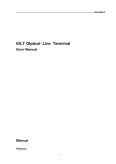 OLT Optical Line Terminal