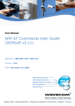 AT Commands User Guide for Wavecom IP v5.11