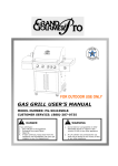 GAS GRILL USER`S MANUAL