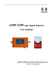 AMP-119F type Spark detector User manual