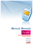 Qtel Outlook MessageManager User Manual