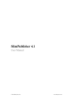 SlimPublisher 4.1 User Manual