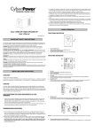 Value 1200E-GP/1500E-GP/2200E-GP User`s Manual