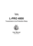 L-PRO 4000 Manual - ERLPhase Power Technologies Ltd.