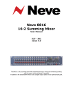 8816 User Manual