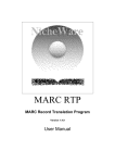 MARC RTP - Ross Johnson`s Personal Web Page