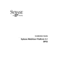 Sybase Mobiliser Platform 5.1 Installation Guide