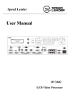 DVX602 User manual