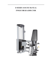 D SERIES -018 USE MANUAL INNER THIGH ADDUCTOR