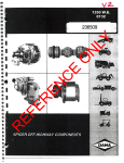 dana ps/pr1350 wheel end,v2, manual,maintenance
