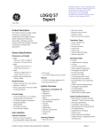 GE LOGIQ S7 Expert Data Sheet