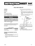 FUEL VENT HOSE KIT