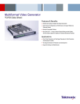 Multiformat Video Generator - TG700