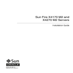 Sun Fire X4170 M2 and X4270 M2 Servers Installation Guide