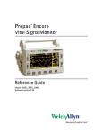 Reference Guide - Propaq Encore Vital Signs Monitor