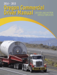 Oregon Commercial Driver Manual