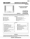 SERVICE MANUAL 21GF30 21GF50