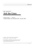 Ask The Guru II