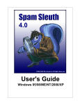 Spam Sleuth Manual