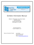 Exhibitor Information Manual - MD Events