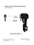 Raider 40 Parts/Assembly Manual