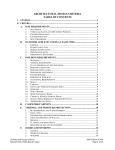 Architectural Design Criteria 2006