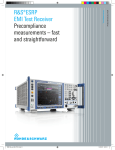 R&S®ESRP EMI Test Receiver