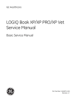 LOGIQ Book XP/XP PRO/XP Vet Service Manual