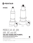 MODELS 4V, 4R, 4VH, 6VH, 4VC and 6VC