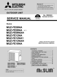 MUZ-FE Service Manual