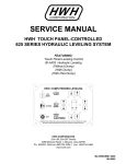 HWH 625 series Leveling System Service Manual