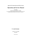 Operation and Service Manual