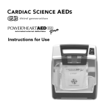 Powerheart AED G3 Pro Instructions for Use