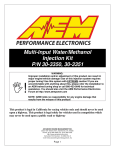 30-3350 V2 Water Methanol Injection Kit Multi Input Controller