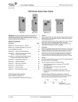 VSD Series Quick Start Guide - Johnson Controls | Product Information