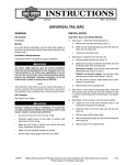 Universal Tail Bag Instruction Sheet - Harley