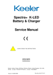 Spectra+ K-LED Battery & Charger Service Manual